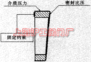 閘閥閥座受力分析圖(圖 2)