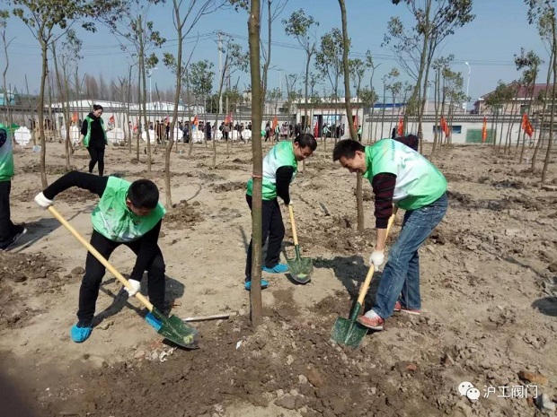 2018年上海滬工閥門廠3.12植樹節活動(圖3)